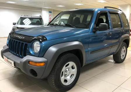 Дефлектор капота (мухобойка) Jeep Liberty (KJ) с 2001–2007 г.в. (Джип Либерти) Вип Тюнинг