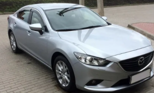 Дефлекторы окон (ветровики) Mazda 6 III Sd 2012-2017;2018 (Мазда 6) Кобра Тюнинг