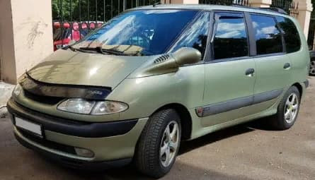 Дефлектор капота (мухобойка) Renault Espace (JE0) с 1996-2002 г.в. (Рено Эспейс) Вип Тюнинг